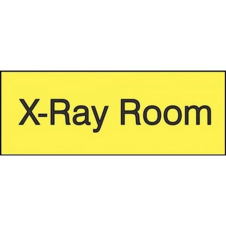 Accuform 8 in W x 3 in H, Engraved Plastic PSG921YL